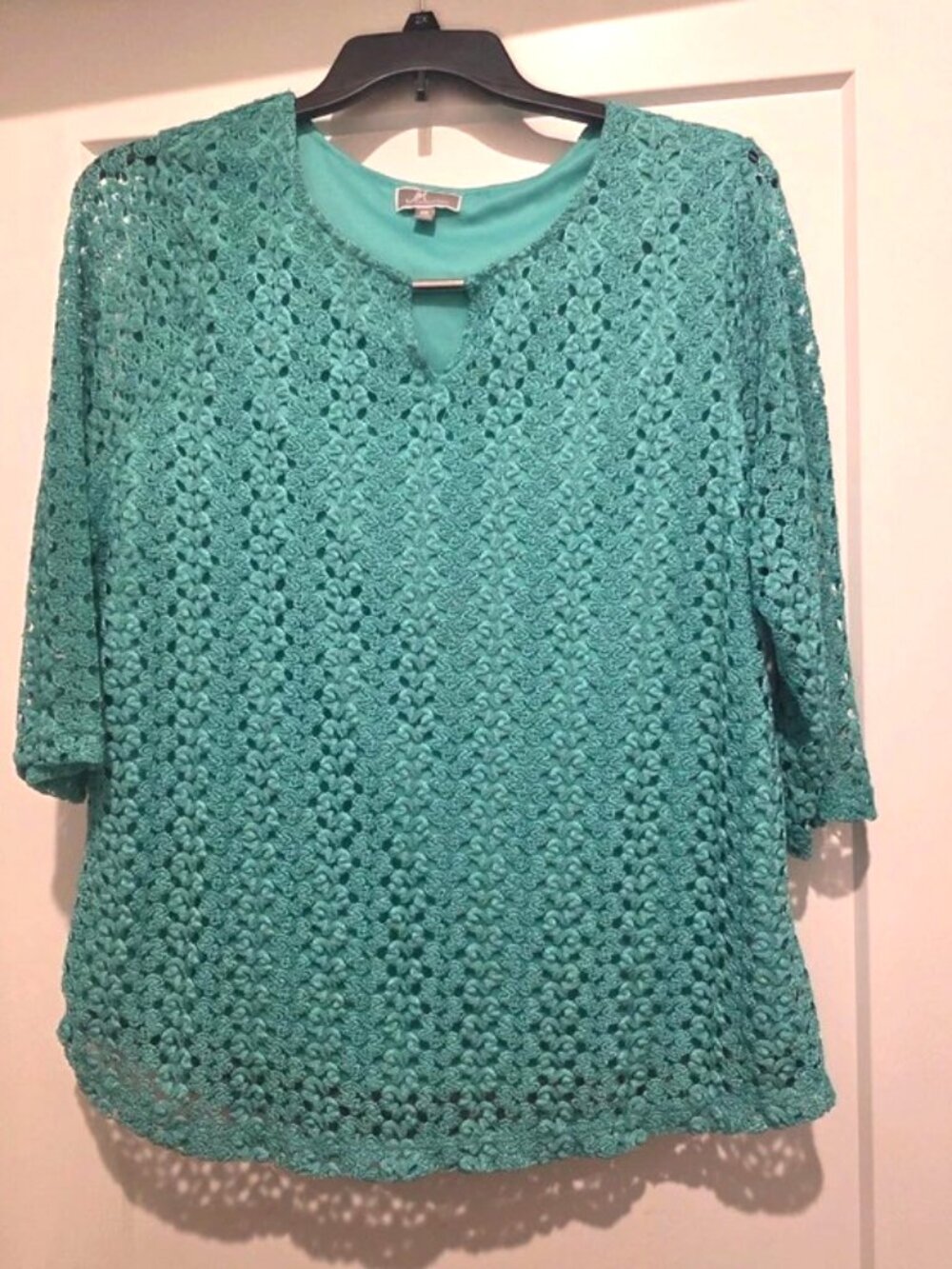 JM collection teal top womens xxl - LIKE new